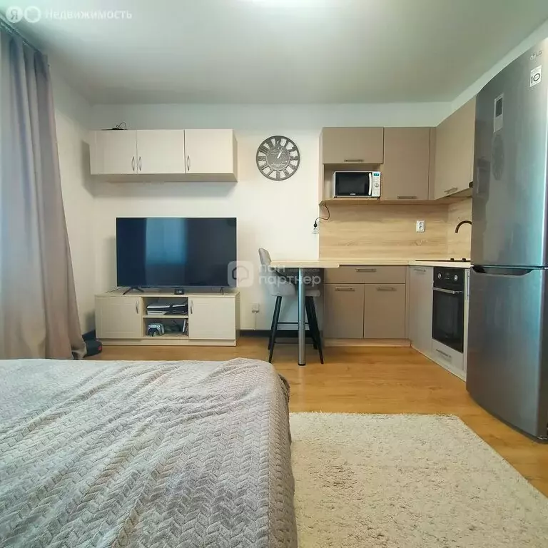 Квартира-студия: Мурино, Екатерининская улица, 17 (23.7 м) - Фото 1