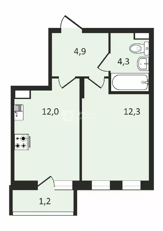 Продается 1-комнатная квартира - Фото 2