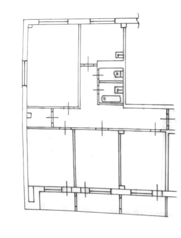 4-к кв. Красноярский край, Красноярск Красномосковская ул., 34 (81.7 ... - Фото 2