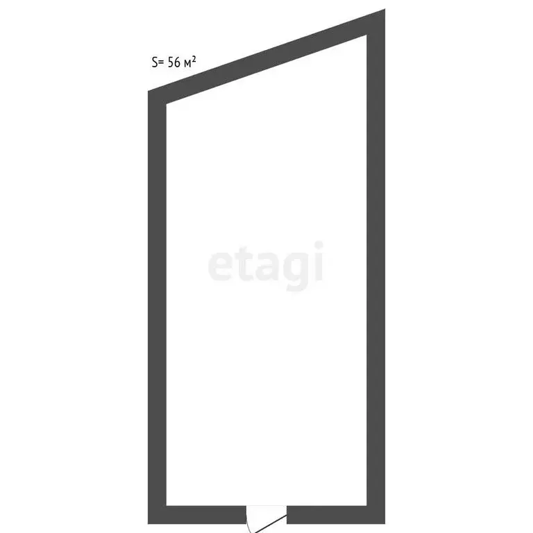 Помещение свободного назначения (56 м) - Фото 1