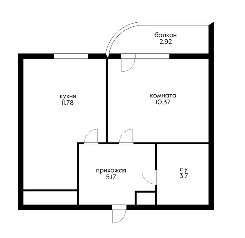Продаётся 1-к квартира, 31 м - Фото 1
