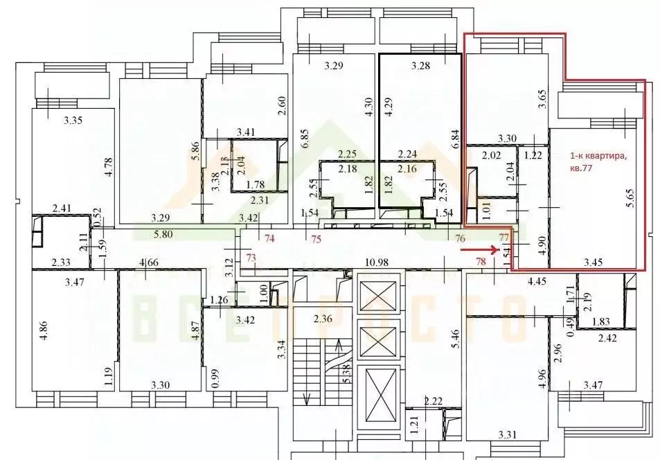 1-к кв. Москва Тюменский проезд, 3к8 (44.4 м) - Фото 2