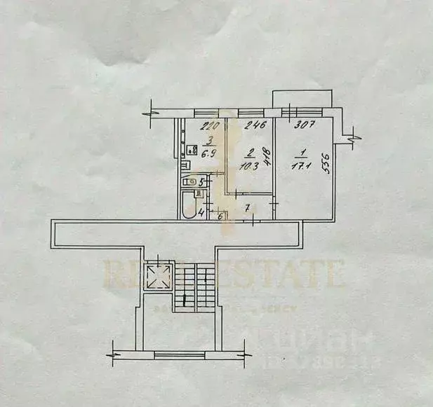 2-к кв. Новосибирская область, Новосибирск Троллейная ул., 22 (44.2 м) - Фото 1