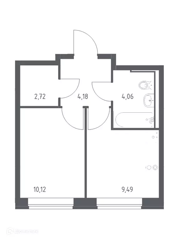 Продаётся 1-к квартира, 30.6 м - Фото 0