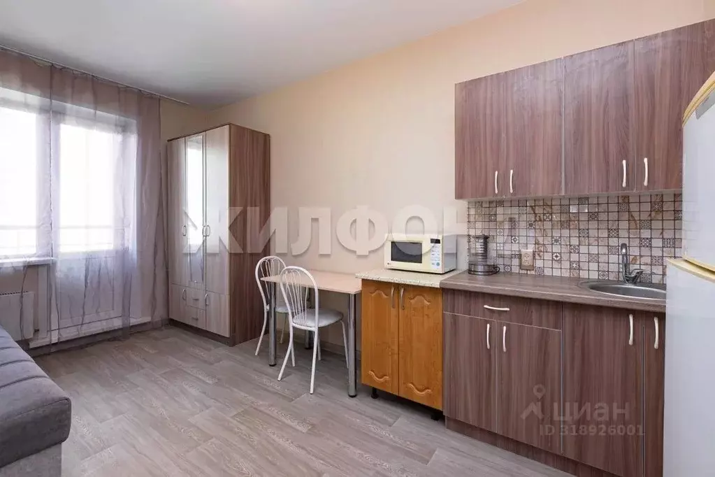 Студия Новосибирская область, Новосибирск ул. Петухова, 103 (20.8 м) - Фото 1