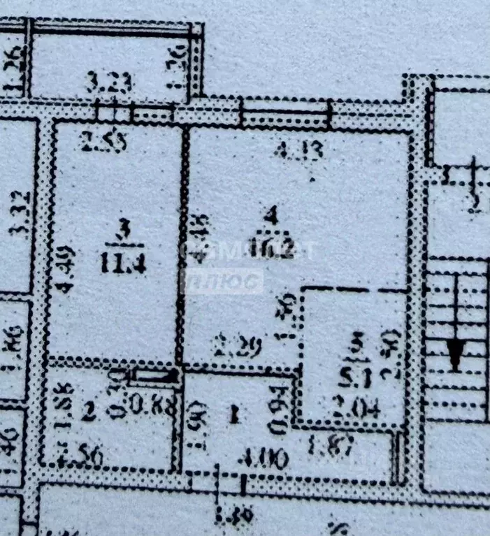 1-к кв. Липецкая область, Липецк ул. Б. Хмельницкого, 3 (43.0 м) - Фото 2