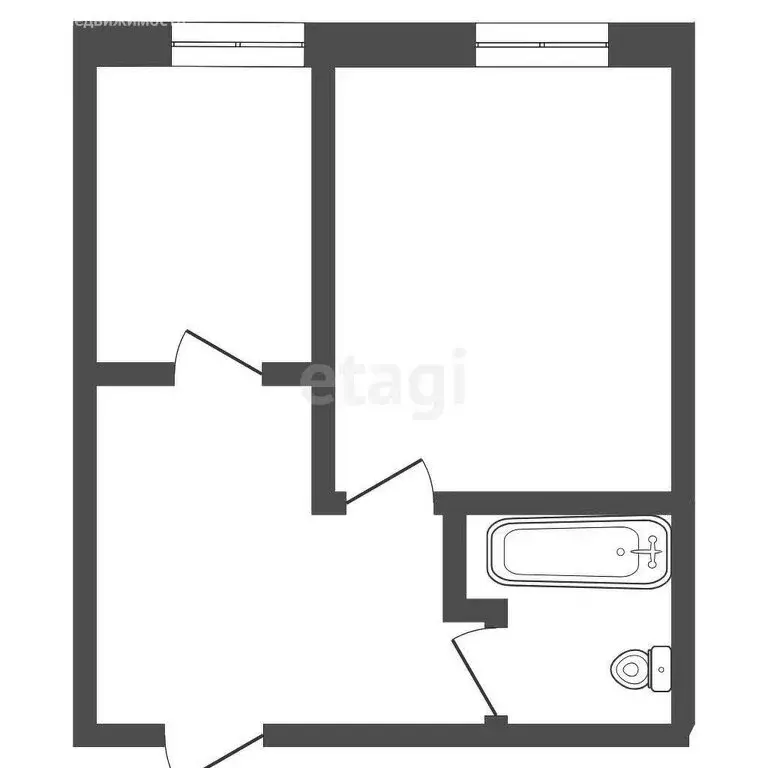 Квартира-студия: Тюмень, улица 30 лет Победы, 142 (21.4 м) - Фото 1