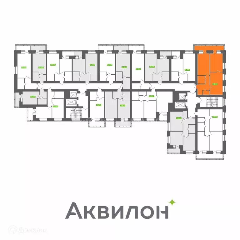 Продаётся 2-к квартира, 64.25 м - Фото 1