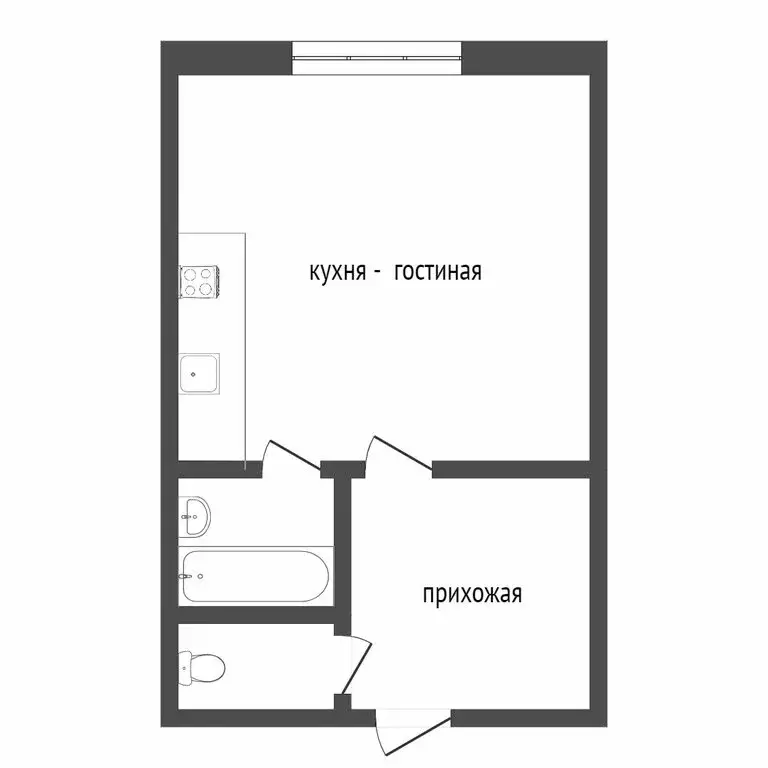 Квартира-студия: Калининград, Красная улица, 131 (13.6 м) - Фото 0