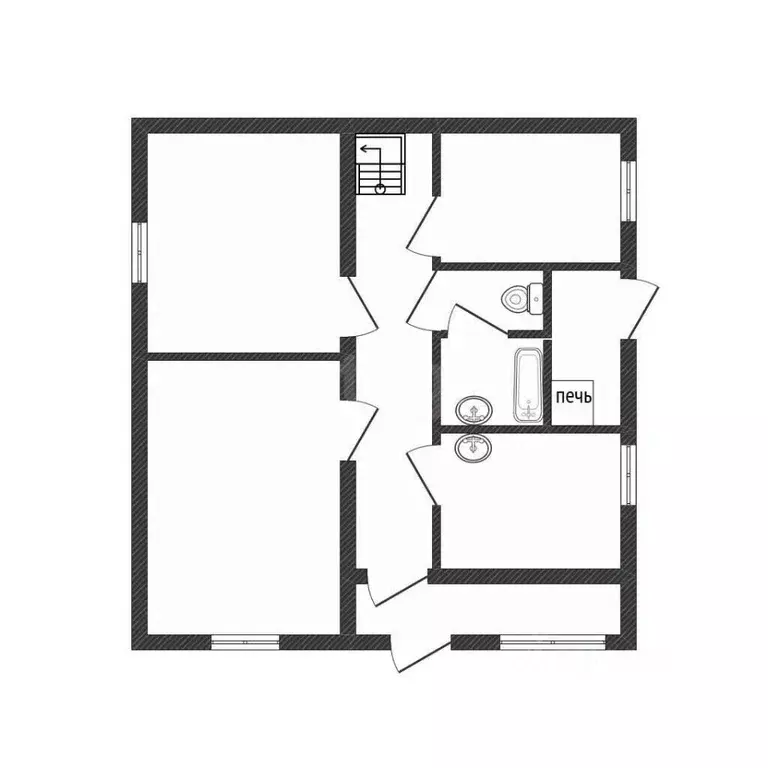 Дом в Алтайский край, Табунский район, с. Алтайское Комсомольская ул. ... - Фото 2
