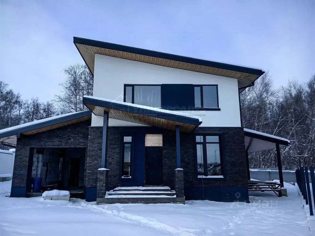 Дом в Челябинская область, Сосновский район, д. Малиновка, Коттеджный ... - Фото 1