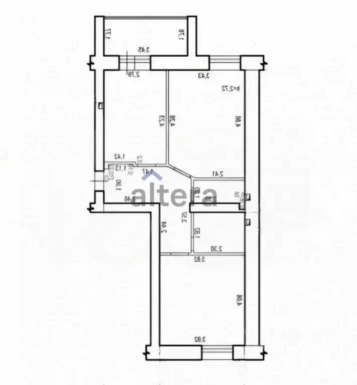 2-к кв. Татарстан, Казань Портовая ул., 37к2 (53.29 м) - Фото 2
