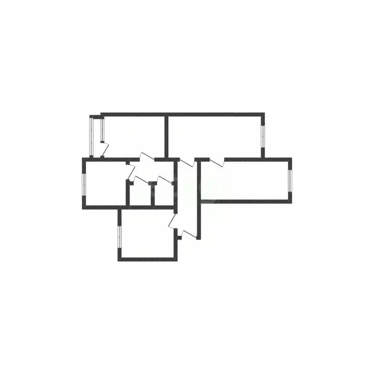 4-к кв. Курская область, Курск просп. Дружбы, 15 (76.8 м) - Фото 2