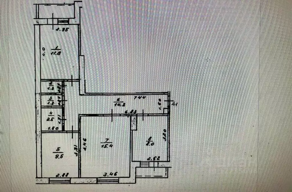 3-к кв. Башкортостан, Уфа ул. Георгия Мушникова, 1 (66.0 м) - Фото 1