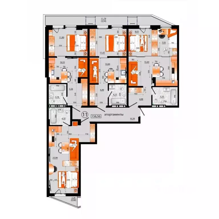 1-к кв. Приморский край, Владивосток ул. Капитана Шефнера (152.52 м) - Фото 1