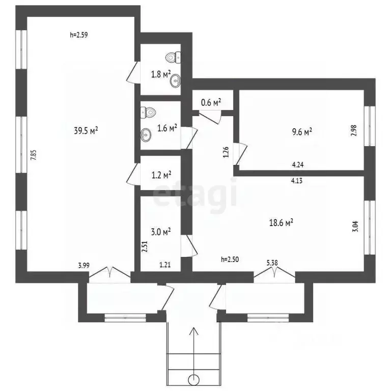 Помещение свободного назначения в Вологодская область, Череповец ... - Фото 1