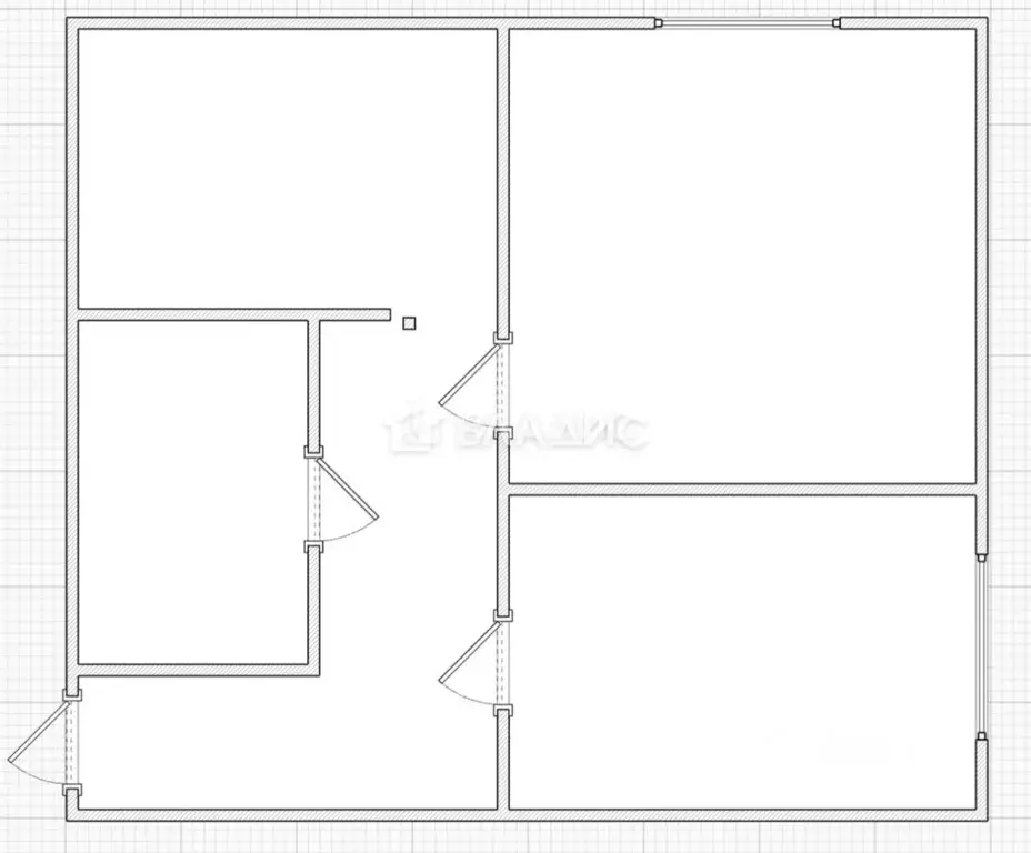 2-к кв. Пензенская область, Пензенский район, Засечный сельсовет, с. ... - Фото 2