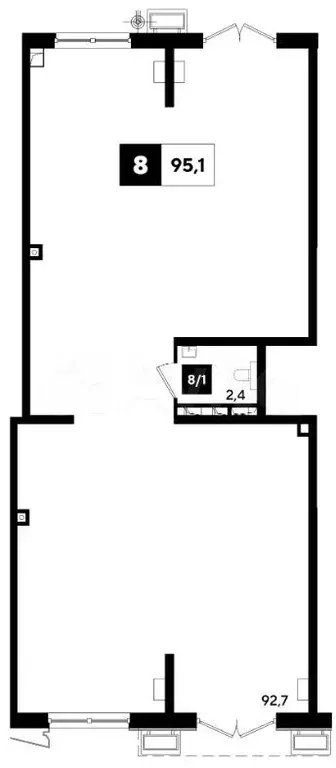 Продам офисное помещение, 95.1 м - Фото 0