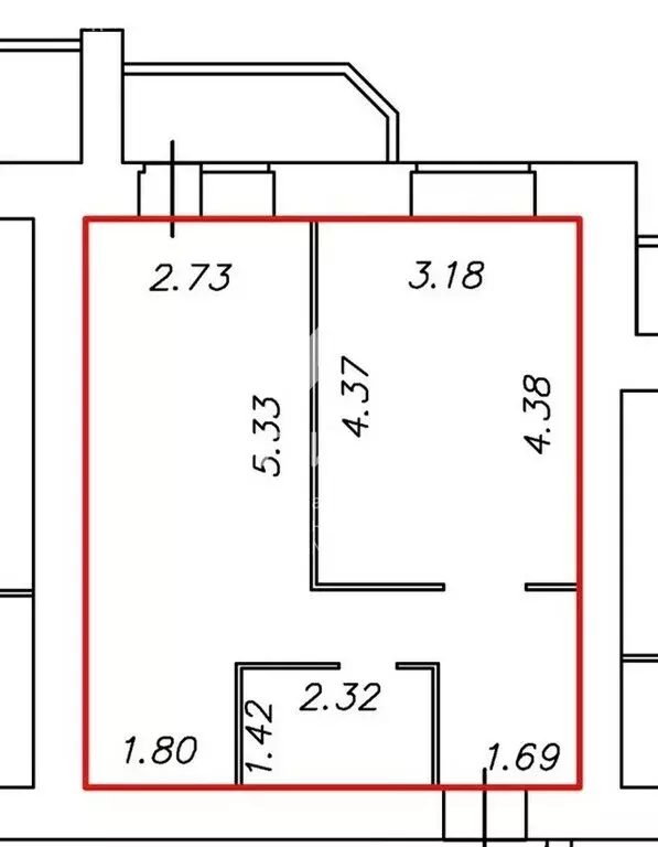 1-комнатная квартира: Вологда, Архангельская улица, 12 (41.6 м) - Фото 1