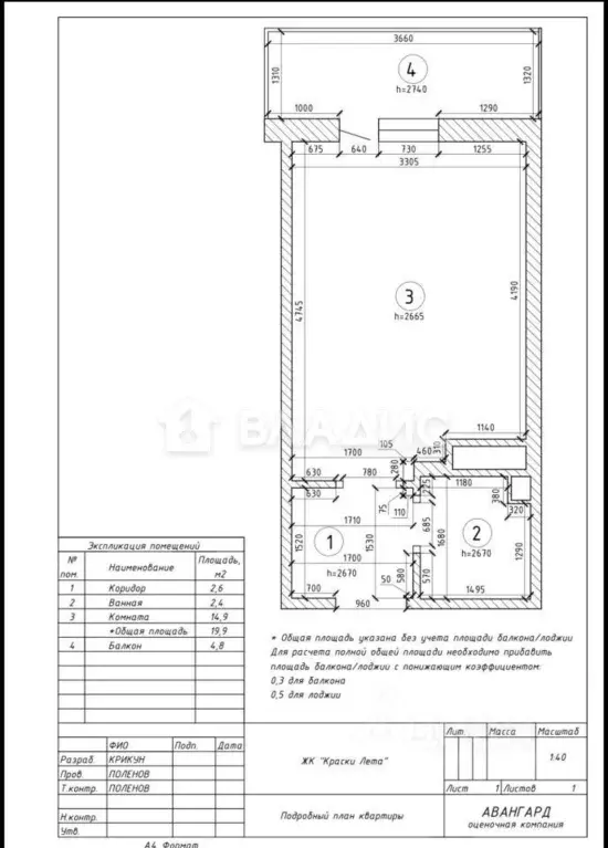 Студия Ленинградская область, Мурино Всеволожский район, ул. Шувалова, ... - Фото 2