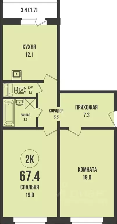 3-к кв. Новосибирская область, Новосибирск Династия жилой комплекс ... - Фото 0