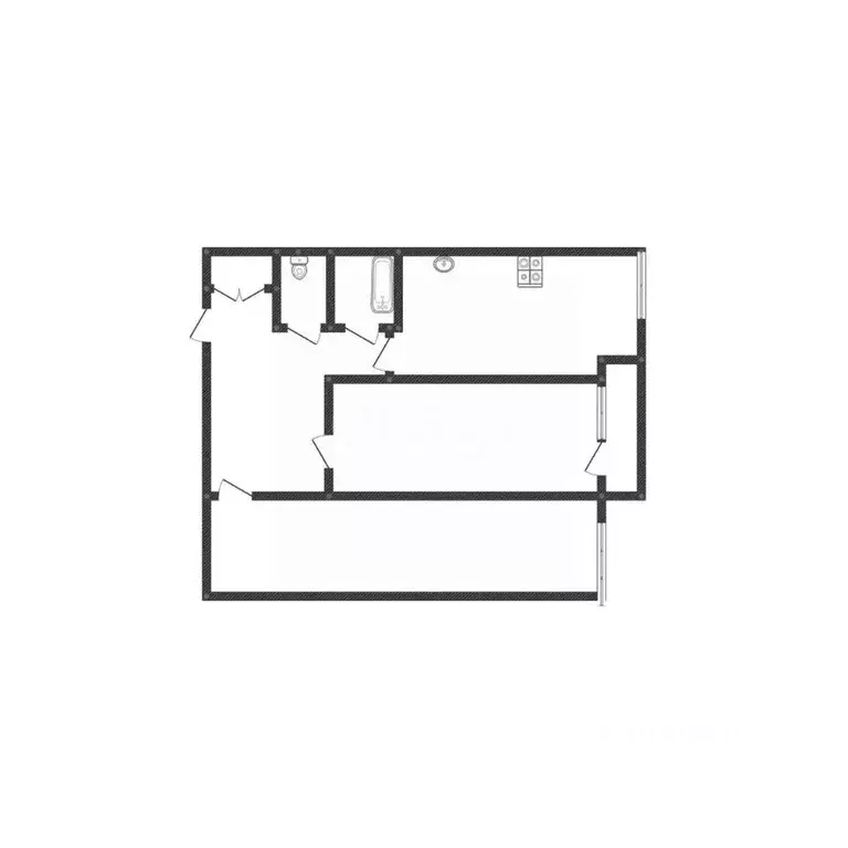 2-к кв. Алтайский край, Бийск Коммунарский пер., 27 (48.0 м) - Фото 2