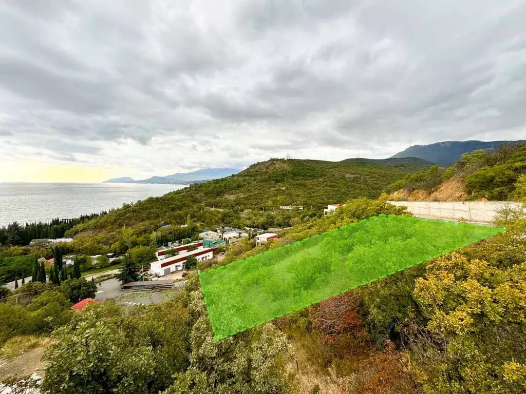 Участок в Крым, Алушта муниципальный округ, с. Солнечногорское ул. ... - Фото 1