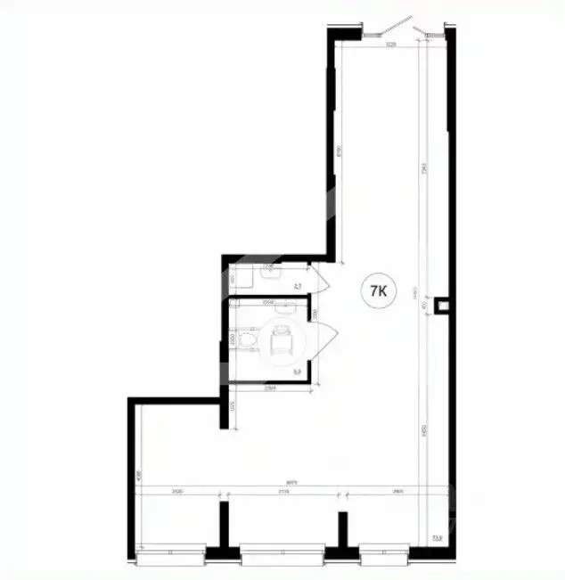 Торговая площадь в Москва Филатов Луг жилой комплекс, ул. ... - Фото 2