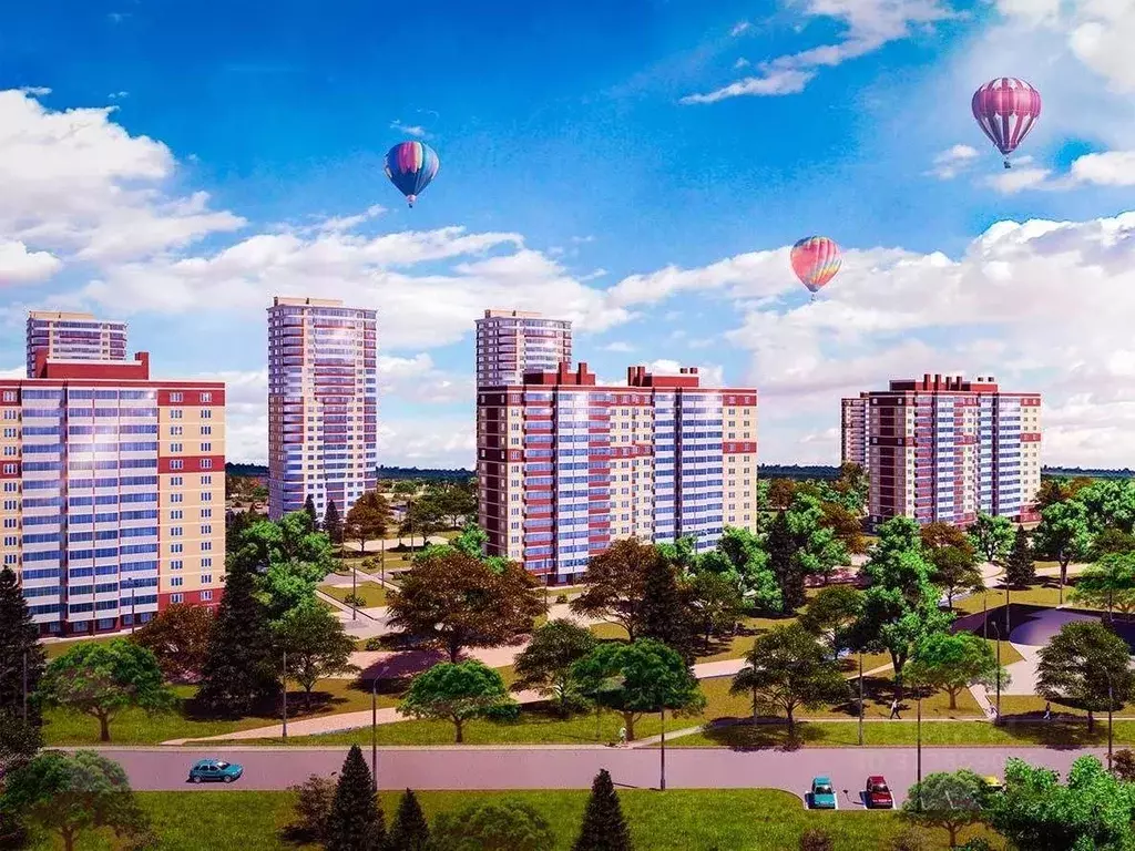 2-к кв. Тульская область, Тула ул. Академика Насоновой, 1А (45.4 м) - Фото 1