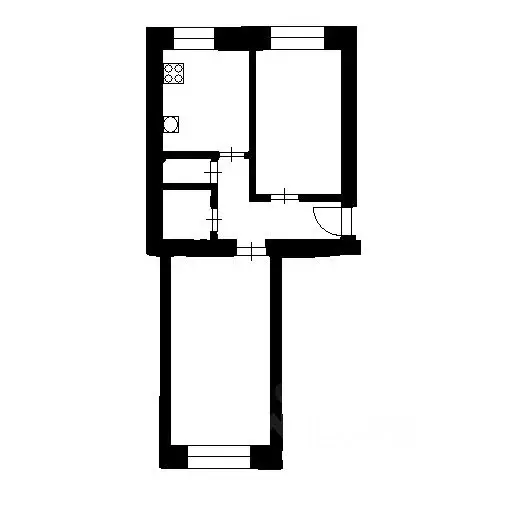 2-к кв. Санкт-Петербург пос. Шушары, Московское ш., 264 (45.2 м) - Фото 2