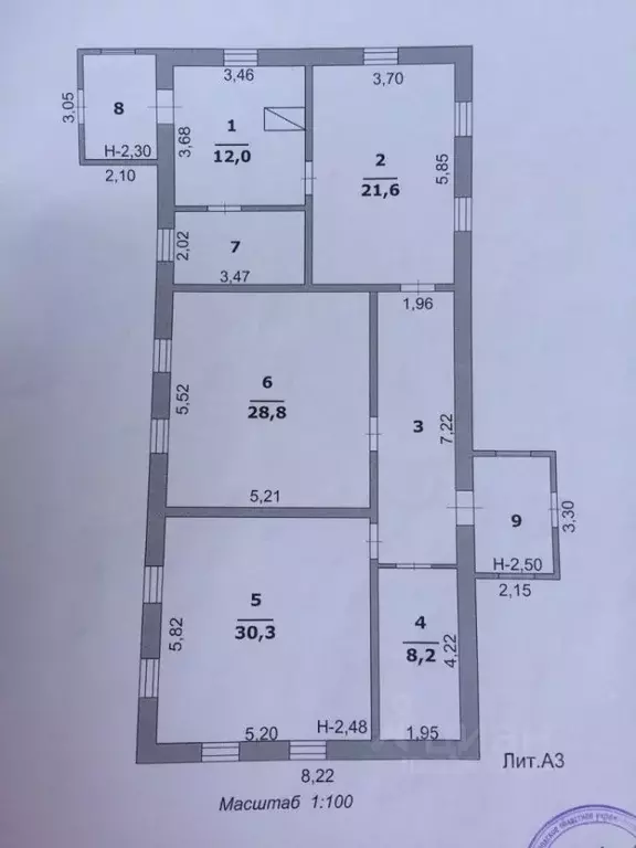 Дом в Белгородская область, Яковлевский муниципальный округ, с. Сажное ... - Фото 1