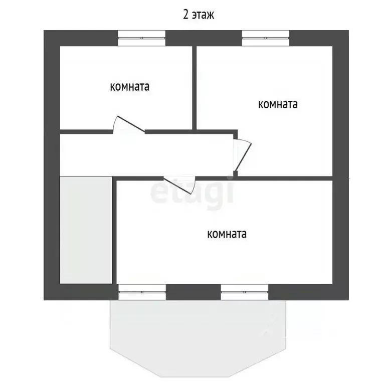 Дом в Калининградская область, Калининград Южный СНТ, проезд Дружный, ... - Фото 2