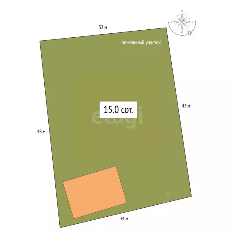 Дом в Алтайский край, Советский район, с. Платово Молодежная ул., 10В ... - Фото 2