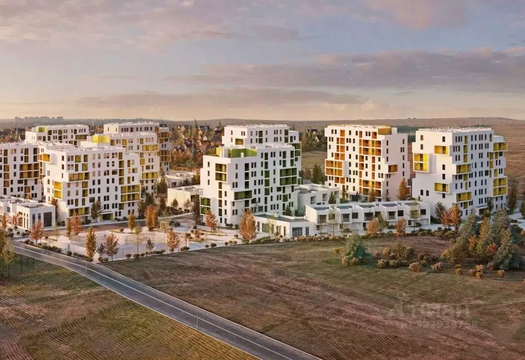 1-к кв. Крым, Симферополь Горизонты жилой комплекс (45.66 м) - Фото 2