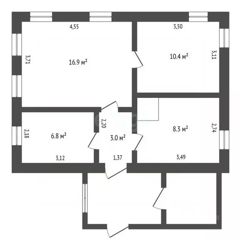 Дом в Амурская область, Благовещенск Новая ул., 86 (46 м) - Фото 1