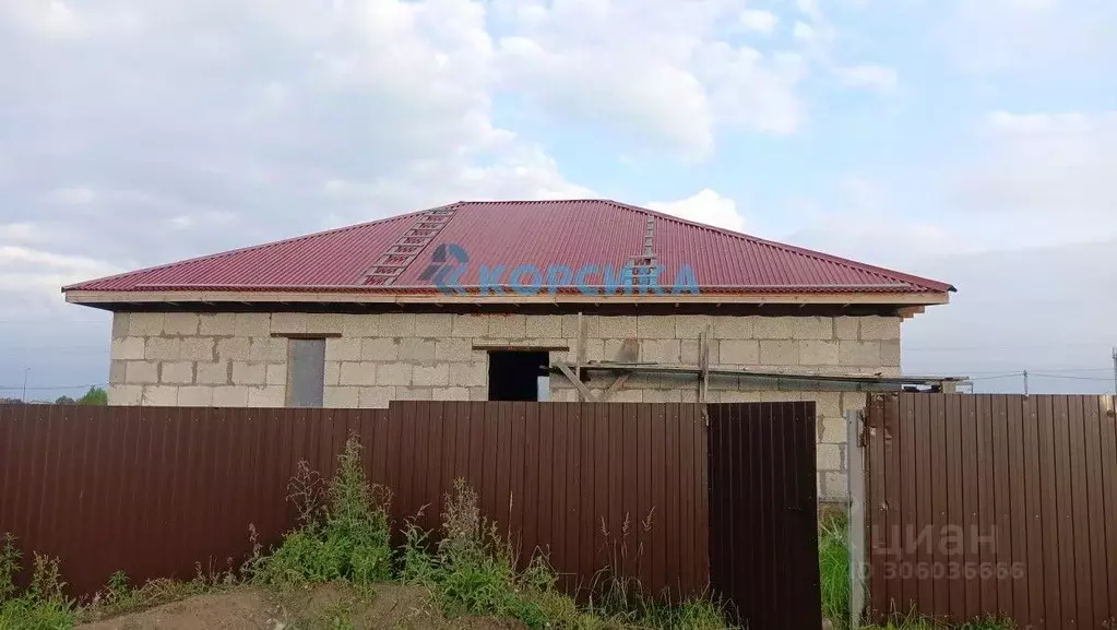 дом в татарстан, тукаевский район, д. азьмушкино, подсолнухи мкр ул. . - Фото 0