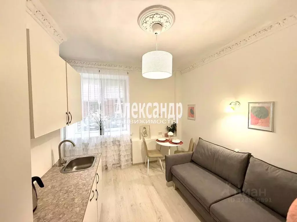 Студия Санкт-Петербург ул. Академика Лебедева, 20аБ (12.4 м) - Фото 2