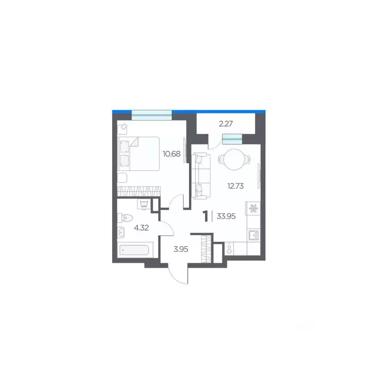 1-к кв. Рязанская область, Рязанский район, Дядьковское с/пос, с. ... - Фото 1