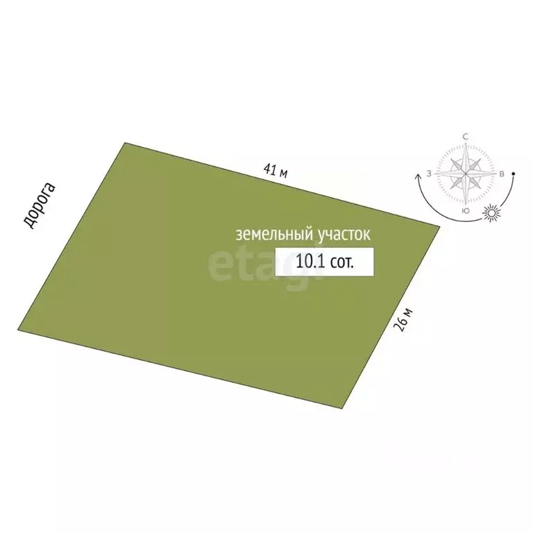 Участок в Хабаровский край, Хабаровский район, с. Восточное  (10.1 ... - Фото 2