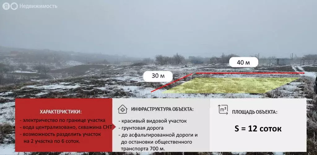 Участок в Симферопольский район, садовые участки 3-й массив, ДП ... - Фото 1