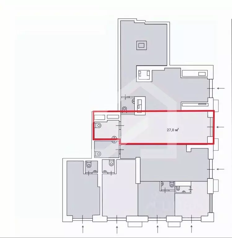 Помещение свободного назначения в Москва Дмитровское ш., вл89 (27 м) - Фото 2