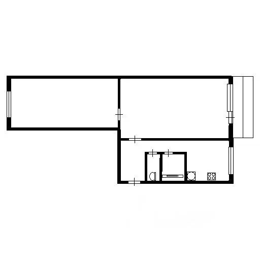 2-к кв. Калужская область, Калуга ул. Огарева, 4 (49.5 м) - Фото 2