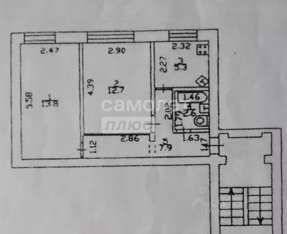 2-к кв. Московская область, Долгопрудный Лихачевское ш., 11 (42.0 м) - Фото 1