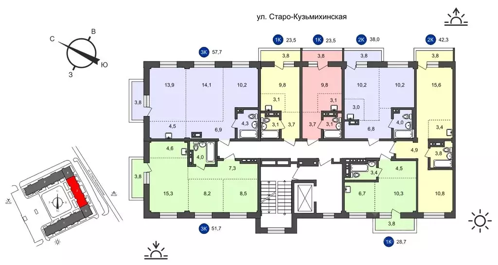 1-к кв. Иркутская область, Иркутск ул. Старо-Кузьмихинская (23.5 м) - Фото 1