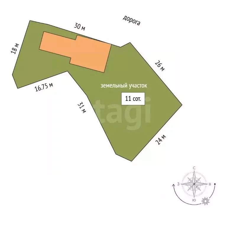 Дом в Крым, Бахчисарайский район, Голубинское с/пос, с. Нижняя ... - Фото 2