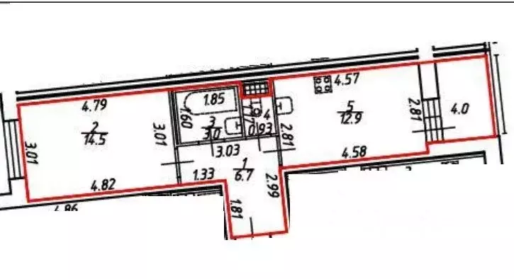 1-к кв. Санкт-Петербург Пулковское ш., 42к6 (38.2 м) - Фото 2