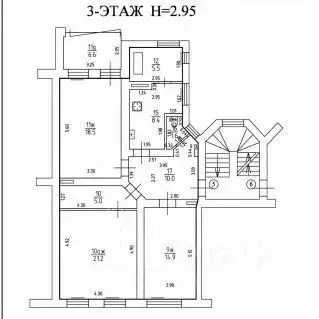 Комната Калининградская область, Калининград ул. Юрия Гагарина, 50 ... - Фото 1