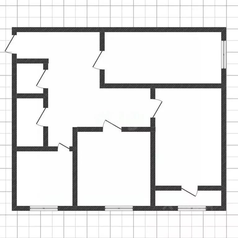 3-к кв. Курская область, Курск ул. Карла Либкнехта, 22 (78.6 м) - Фото 2