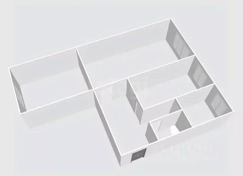 3-к кв. Сахалинская область, Холмск ул. Александра Матросова, 8Д (58.1 ... - Фото 2