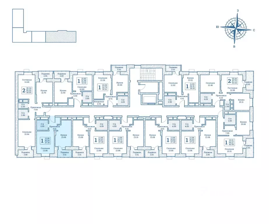 1-к кв. Московская область, Щелково городской округ, Монино пгт ... - Фото 2